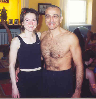 Наталья Кантор и Лино Миеле. Хельсинки, апрель 2002.